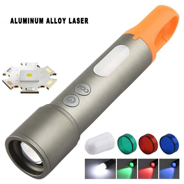 Ліхтар Li-Ion акум Type-C 3 фільтра zoom Box CB-X723-TG+3LED