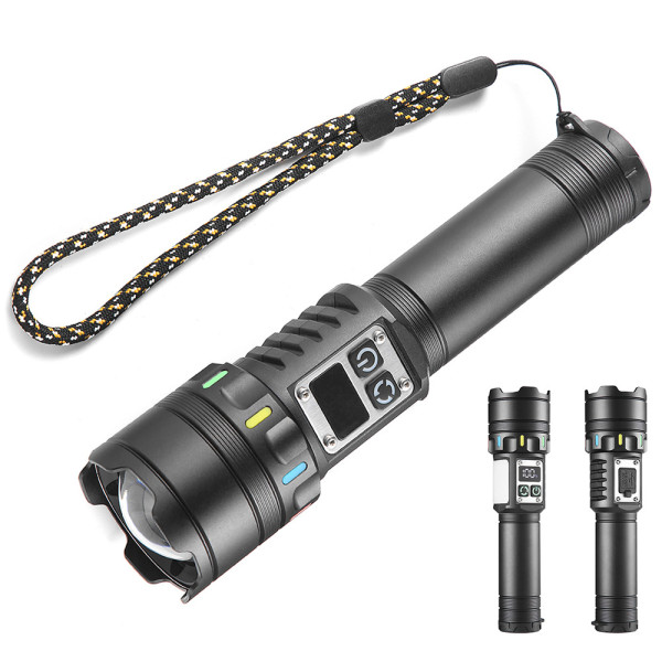 Фонарь NIGHT VISION FLUORESCENCE CB-A282-TG+COB, Li-Ion аккум., power bank, ЗУ Type-C, магнит, zoom, Box
