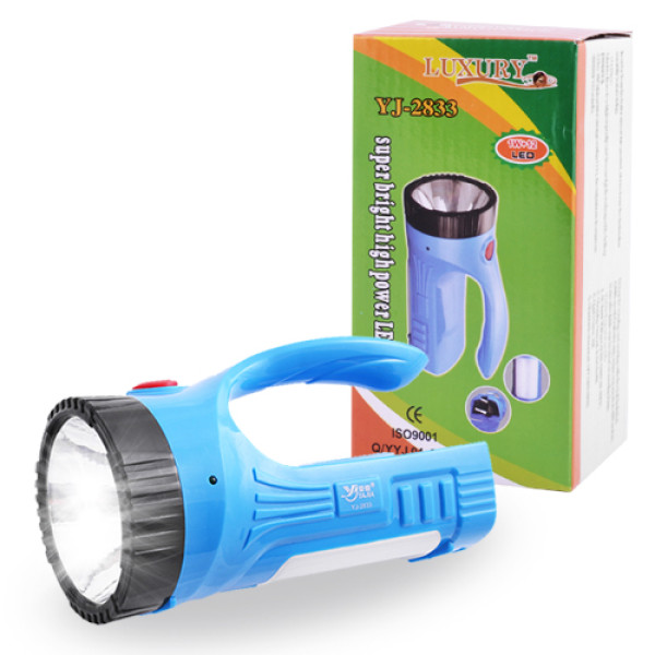Ліхтар переносний Luxury 2833, 1W+12LED, вбуд. акумулятор, ЗУ 220V