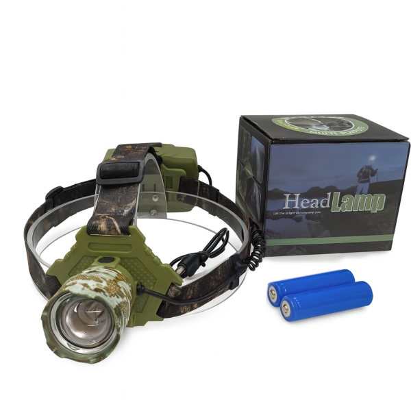 Ліхтар 2x18650 Type-C потужний zoom Box W328-TG