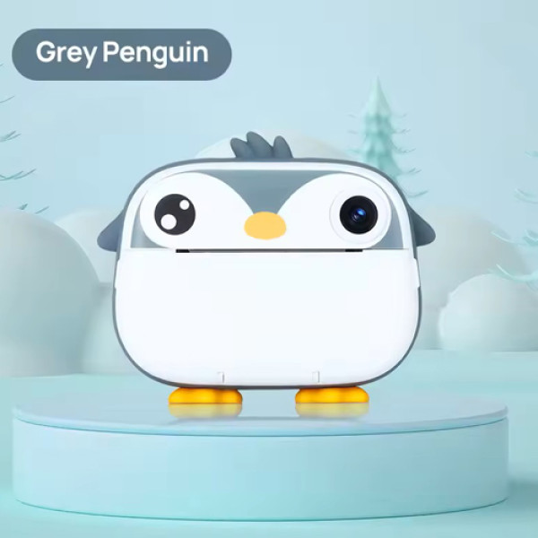 Дитячий фотоапарат із термодруком Grey Penguin M05