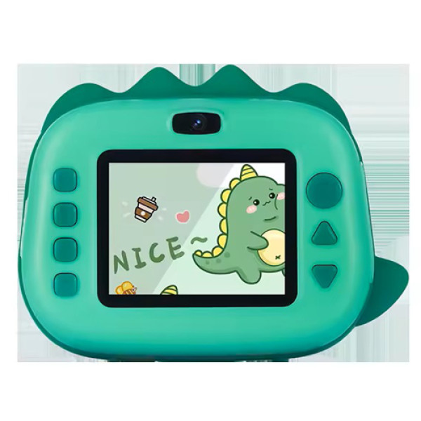 Дитячий фотоапарат із термодруком Green Dinosaur M05