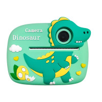 Дитячий фотоапарат миттєвого друку Green Dinosaur D1-A
