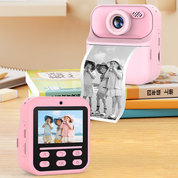 Дитячий фотоапарат миттєвого друку Pink S1