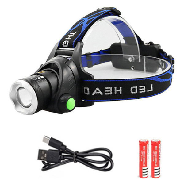 Ліхтар 2x18650 Type-C RGB zoom Box PLD-V9-F-4XPE