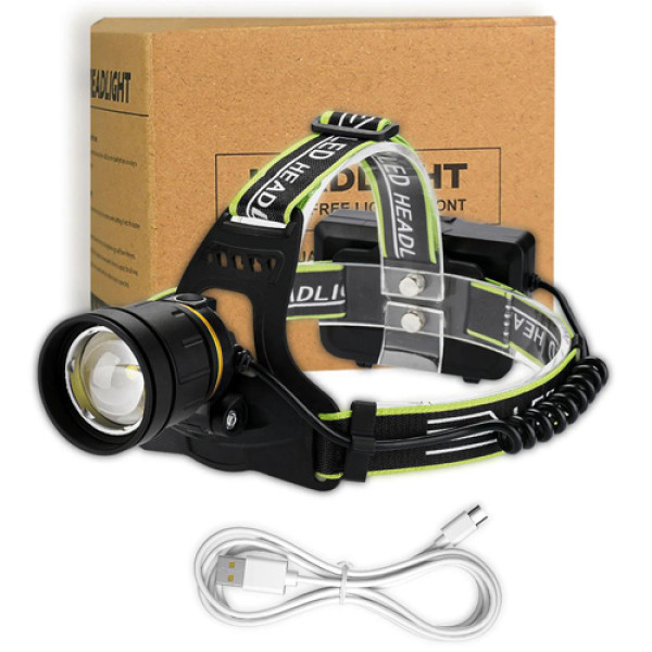 Ліхтар 3x18650 Type-C потужний zoom Box BL-A12-3-P90