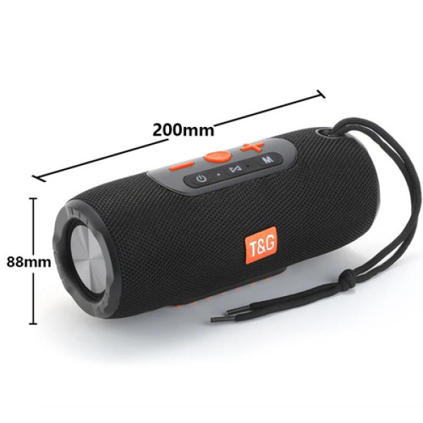 Bluetooth колонка радіо speakerphone чорна TG341