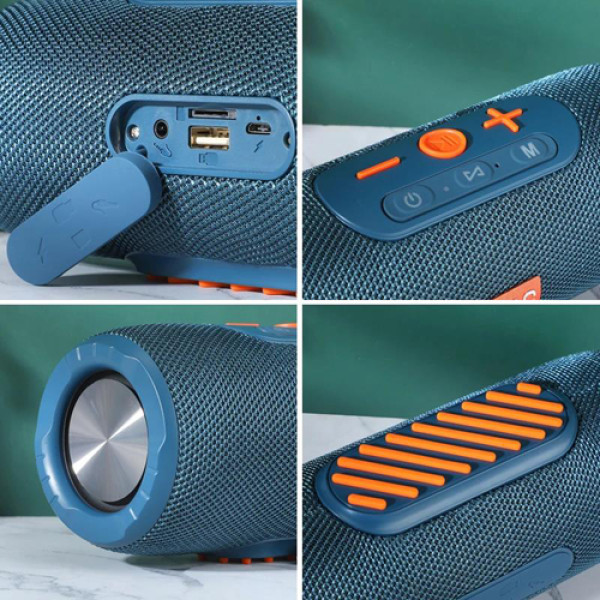 Bluetooth колонка радіо speakerphone синя TG341