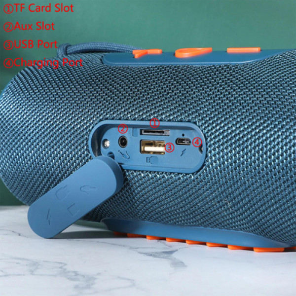 Bluetooth колонка радіо speakerphone синя TG341