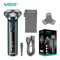 Электробритва роторная IPX7 LED дисплей VGR V-310