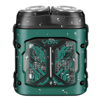 Электробритва VGR V-344 GREEN, роторная, 8000 RPM, IPX6