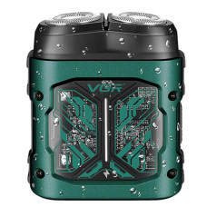 Электробритва VGR V-344 GREEN, роторная, 8000 RPM, IPX6