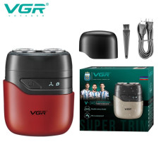 Електробритва роторна IPX7 Red VGR V-345