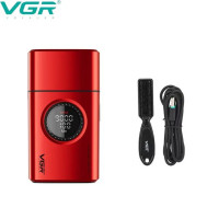 Электробритва шейвер двойное лезвие 7000-9000 RPM LED дисплей Red VGR V-377