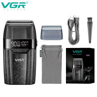 Електробритва шейвер подвійне лезо 9000 RPM LED дисплей VGR V-640S