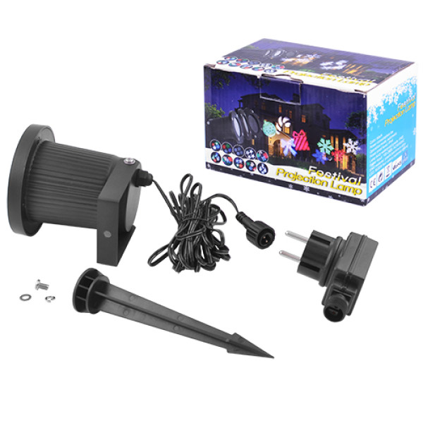 Світлодіодний проектор лазерний вуличний Waterproof 2 кронштейна 326-1