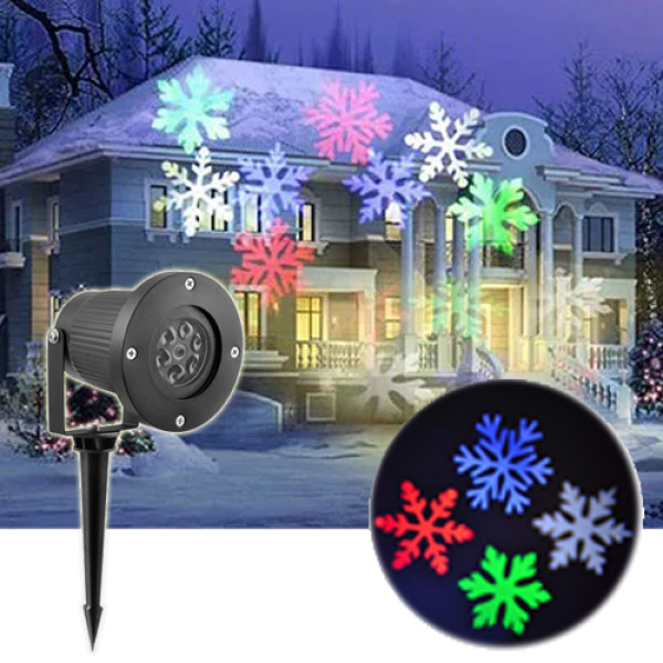 Світлодіодний проектор лазерний вуличний Waterproof 2 кронштейна 326-1