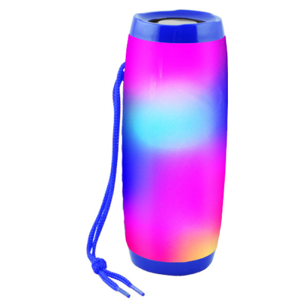 Bluetooth колонка радіо speakerphone з підсвічуванням синій TG157