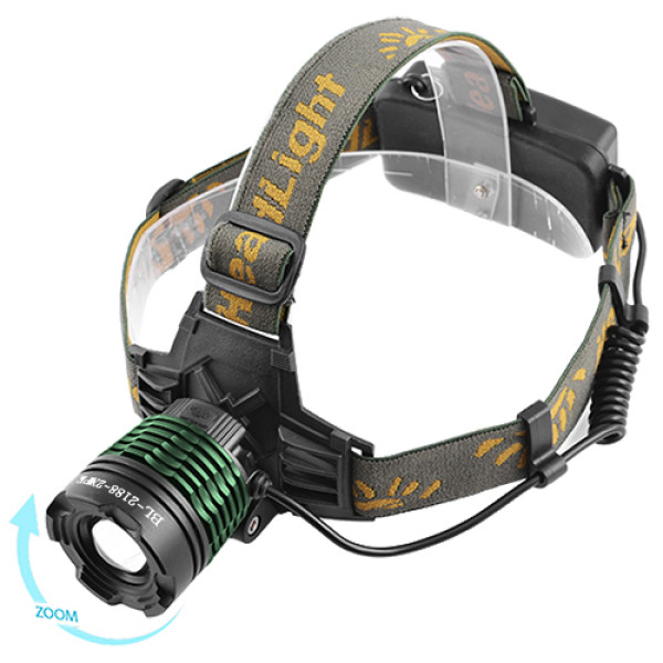 Ліхтар 2x18650 white+red zoom сигнальний світ Box Police 2188-2XPE