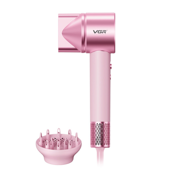 Фен профессиональный VGR V-443, 2 уровня обдува, 3 уровня температуры, 110000 RPM, 2 насадки
