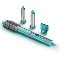 Фен-стайлер профессиональный 4 в 1 синий 4 насадки 1400 Вт VGR V-474