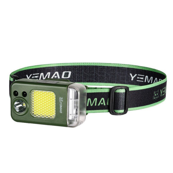 Ліхтар Li-Ion акум Type-C датчик руху запальничка Box MULTIFUNCTIONAL YM-T618