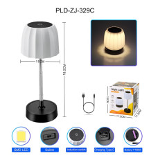 Ліхтар 1x18650 Type-C акумуляторна лампа Box 329C-12SMD