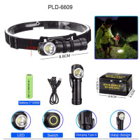 Фонарь 1x14500 ЗУ Type-C Box 6609-LED