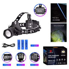 Ліхтар 3x18650 Power Bank Type-C zoom Box BL-A760-TG