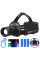 Ліхтар налобний CARBON BL-2322-TG+3LED(white+red+blue+green), Motion Sensor, 3x18650, ЗУ Type-C, zoom