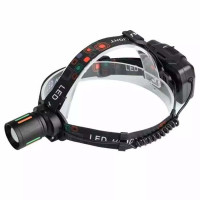 Ліхтар налобний NIGHT VISION FLUORESCENCE W668-TG, 2x18650, ЗУ Type-C, zoom, Box