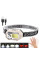 Ліхтар налобний SH-S9-XPE+COB+3SMD(red), Motion Sensor, вбудований акумулятор, ЗУ Type-C, Box