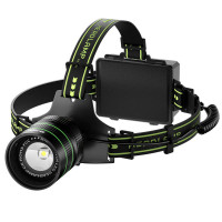 Ліхтар 3x18650 Power Bank Type-C потужний датчик zoom Box TD-XI-TG