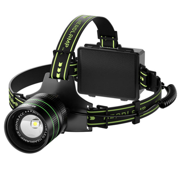 Ліхтар 3x18650 Power Bank Type-C потужний датчик zoom Box TD-XI-TG