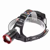 Фонарь 2x18650 Type-C мощный zoom Box W689A-TG