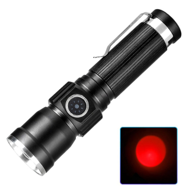 Ліхтар 1x18650 Type-C індикація заряду zoom Box PLD-1812-T6