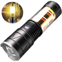 Ліхтар Li-Ion акум Type-C світильник zoom CH-5021-GT+COB