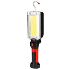 Ліхтар WORKLIGHT ZJ-8859-COB-2, ЗУ Type-C, 2x18650, 3 магніти, прищіпка, гачок