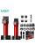 Комплект VGR 2 в 1 V-001&V-977 RED, аккумуляторная машинка для стрижки (clipper) и триммер