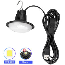LED лампа 118L-19SMD, кабель 2.9 м, крюк, магніт, живлення від USB