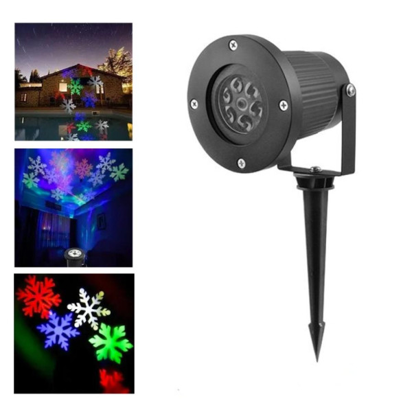 Світлодіодний проектор лазерний вуличний Waterproof 2 кронштейна 326-1