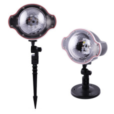 Світлодіодний проектор лазерний 3-х кольоровий Waterproof будинок + вулиця Star Shower 809