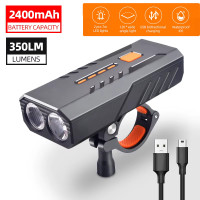 Велофара 300LM водонепроникна Power Bank Li-Ion акумулятор ЗУ Type-C індикація заряду BC25S