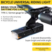 Велофара 310LM Li-Ion акумулятор ЗУ Type-C індикація заряду Q06