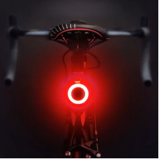 Велоліхтар сонячна батарея водонепроникний Li-Ion акумулятор ЗУ Type-C HYD-085-SMD-RGB