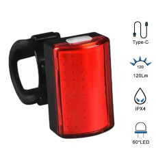 Велоліхтар водонепроникний Li-Ion акумулятор ЗУ Type-C MY-2105-60LED